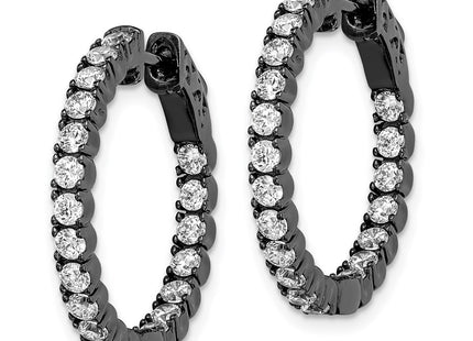 Sterling Silver Earrings Style QE7570B - Classique Jewelry Inc.