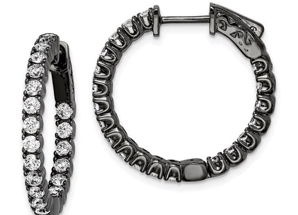 Sterling Silver Earrings Style QE7570B - Classique Jewelry Inc.