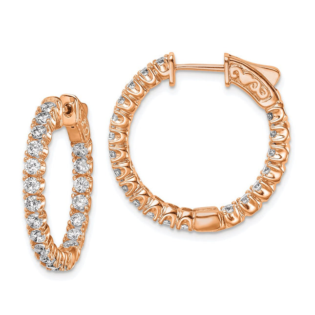 Sterling Silver Earrings Style QE7570P - Classique Jewelry Inc.