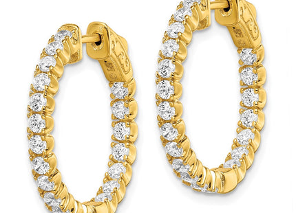 Sterling Silver Earrings Style QE7570Y - Classique Jewelry Inc.