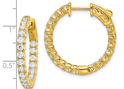 Sterling Silver Earrings Style QE7570Y - Classique Jewelry Inc.