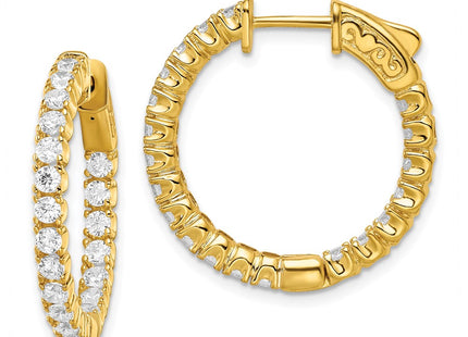 Sterling Silver Earrings Style QE7570Y - Classique Jewelry Inc.