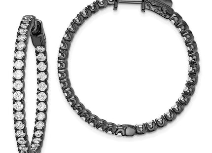 Sterling Silver Earrings Style QE7571B - Classique Jewelry Inc.