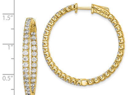 Sterling Silver Earrings Style QE7571Y - Classique Jewelry Inc.