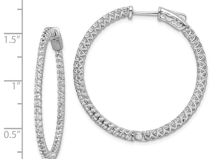 Sterling Silver Earrings Style QE7574 - Classique Jewelry Inc.