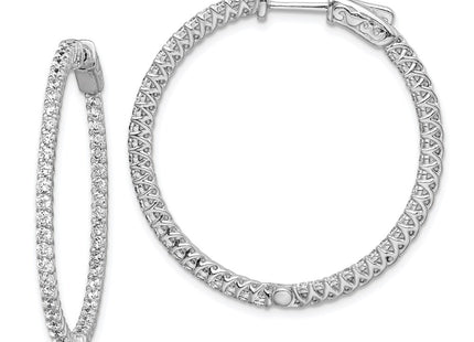 Sterling Silver Earrings Style QE7574 - Classique Jewelry Inc.