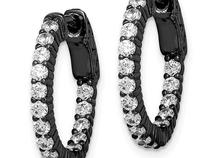 Sterling Silver Earrings Style QE7575B - Classique Jewelry Inc.