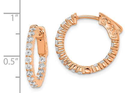 Sterling Silver Earrings Style QE7575P - Classique Jewelry Inc.