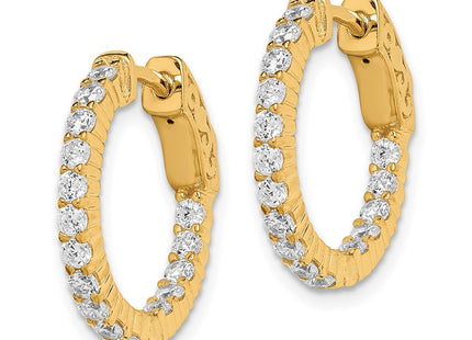 Sterling Silver Earrings Style QE7575Y - Classique Jewelry Inc.