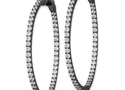 Sterling Silver Earrings Style QE7577B - Classique Jewelry Inc.