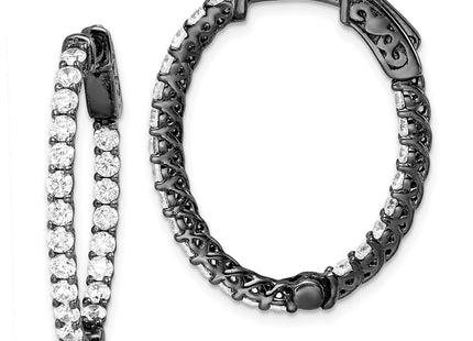 Sterling Silver Earrings Style QE7578B - Classique Jewelry Inc.