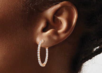 Sterling Silver Earrings Style QE7578P - Classique Jewelry Inc.