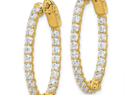 Sterling Silver Earrings Style QE7578Y - Classique Jewelry Inc.