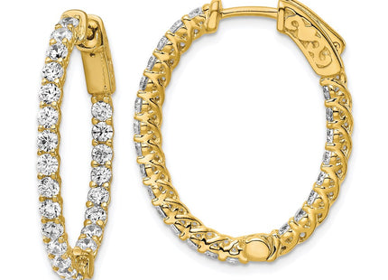 Sterling Silver Earrings Style QE7578Y - Classique Jewelry Inc.