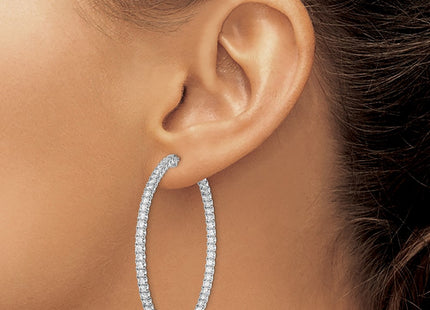 Sterling Silver Earrings Style QE7583 - Classique Jewelry Inc.