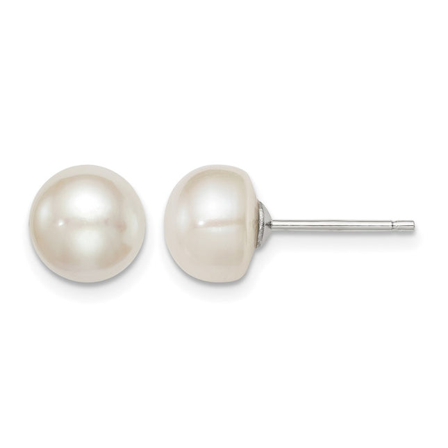 Sterling silver pearl earrings