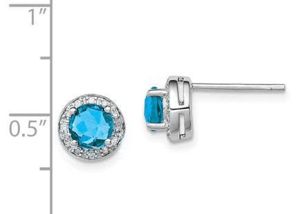 Sterling Silver Earrings Style QE7735BT - Classique Jewelry Inc.