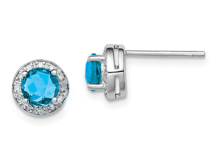 Sterling Silver Earrings Style QE7735BT - Classique Jewelry Inc.