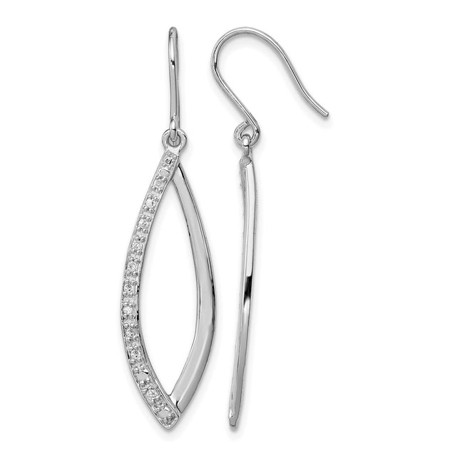 Sterling silver drop earrings