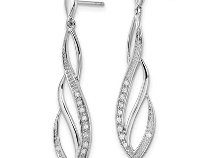 Sterling Silver Earrings Style QE7816 - Classique Jewelry Inc.