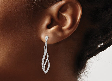 Sterling Silver Earrings Style QE7816 - Classique Jewelry Inc.