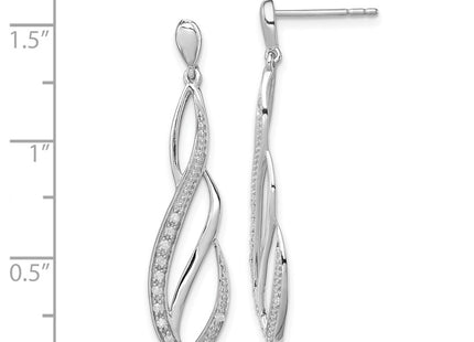 Sterling Silver Earrings Style QE7816 - Classique Jewelry Inc.