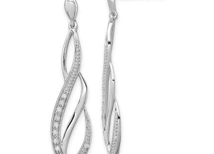 Sterling Silver Earrings Style QE7816 - Classique Jewelry Inc.