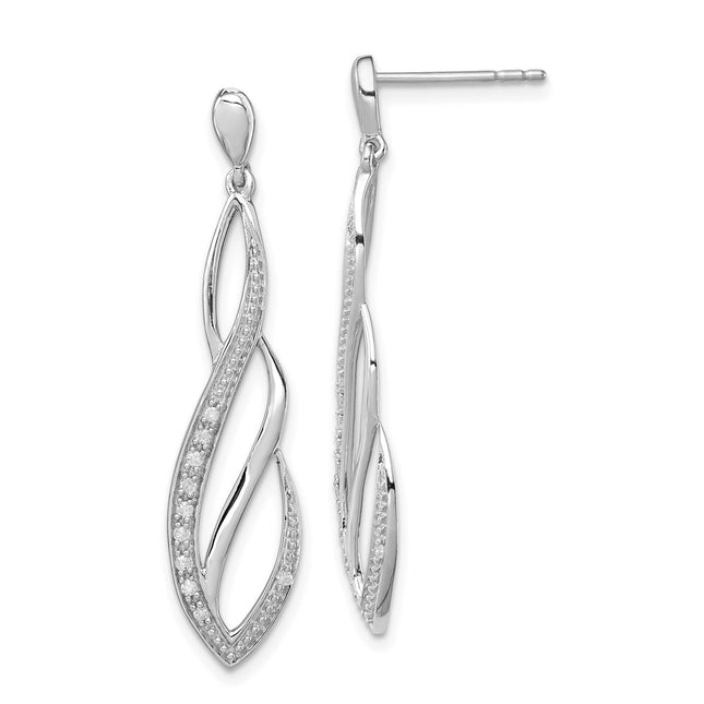 Sterling Silver Earrings Style QE7816 - Classique Jewelry Inc.