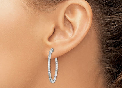 Sterling Silver Earrings Style QE7943 - Classique Jewelry Inc.