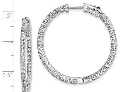 Sterling Silver Earrings Style QE7943 - Classique Jewelry Inc.