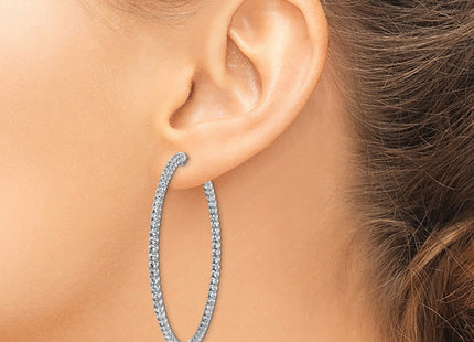 Sterling Silver Earrings Style QE7951 - Classique Jewelry Inc.