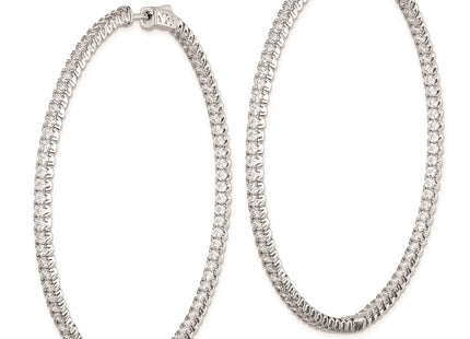 Sterling Silver Earrings Style QE7952 - Classique Jewelry Inc.