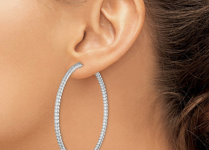 Sterling Silver Earrings Style QE7952 - Classique Jewelry Inc.