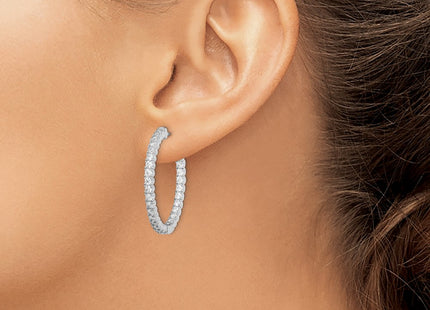 Sterling Silver Earrings Style QE7957 - Classique Jewelry Inc.