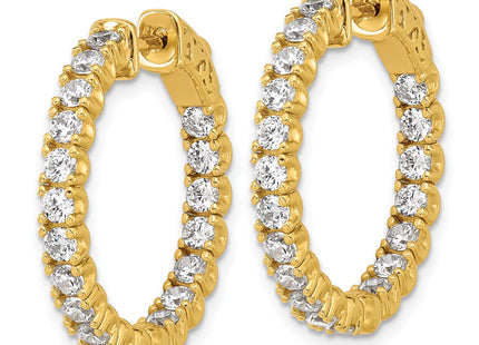 Sterling Silver Earrings Style QE7958Y - Classique Jewelry Inc.