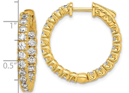 Sterling Silver Earrings Style QE7958Y - Classique Jewelry Inc.