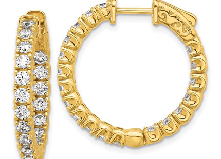 Sterling Silver Earrings Style QE7958Y - Classique Jewelry Inc.