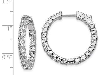 Sterling Silver Earrings Style QE7959 - Classique Jewelry Inc.