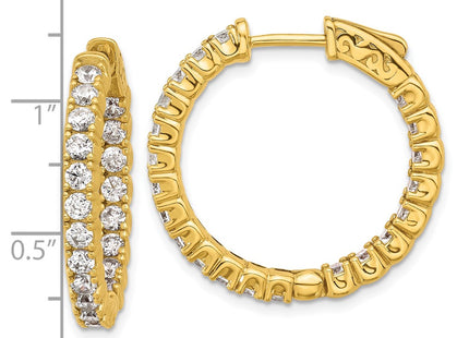 Sterling Silver Earrings Style QE7959Y - Classique Jewelry Inc.