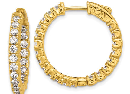 Sterling Silver Earrings Style QE7959Y - Classique Jewelry Inc.