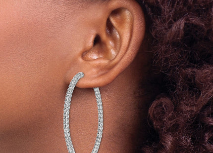 Sterling Silver Earrings Style QE7961 - Classique Jewelry Inc.