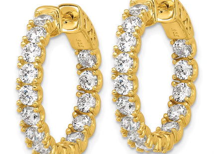 Sterling Silver Earrings Style QE7962Y - Classique Jewelry Inc.