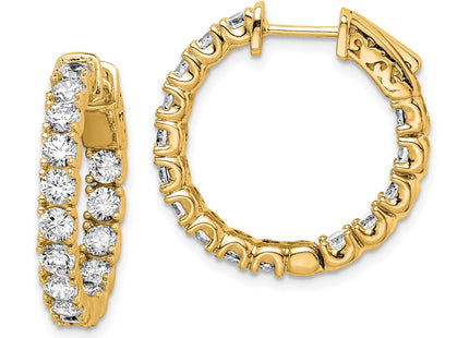 Sterling Silver Earrings Style QE7962Y - Classique Jewelry Inc.