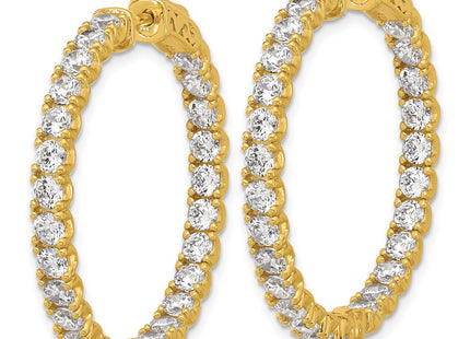 Sterling Silver Earrings Style QE7963Y - Classique Jewelry Inc.