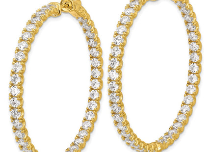 Sterling Silver Earrings Style QE7964Y - Classique Jewelry Inc.