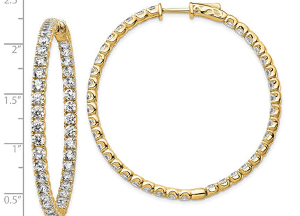 Sterling Silver Earrings Style QE7964Y - Classique Jewelry Inc.