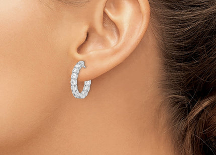 Sterling Silver Earrings Style QE7965 - Classique Jewelry Inc.