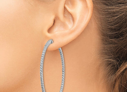 Sterling Silver Earrings Style QE7980 - Classique Jewelry Inc.