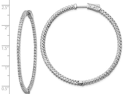 Sterling Silver Earrings Style QE7980 - Classique Jewelry Inc.