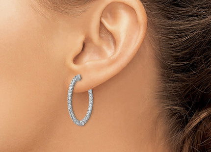 Sterling Silver Earrings Style QE7981 - Classique Jewelry Inc.